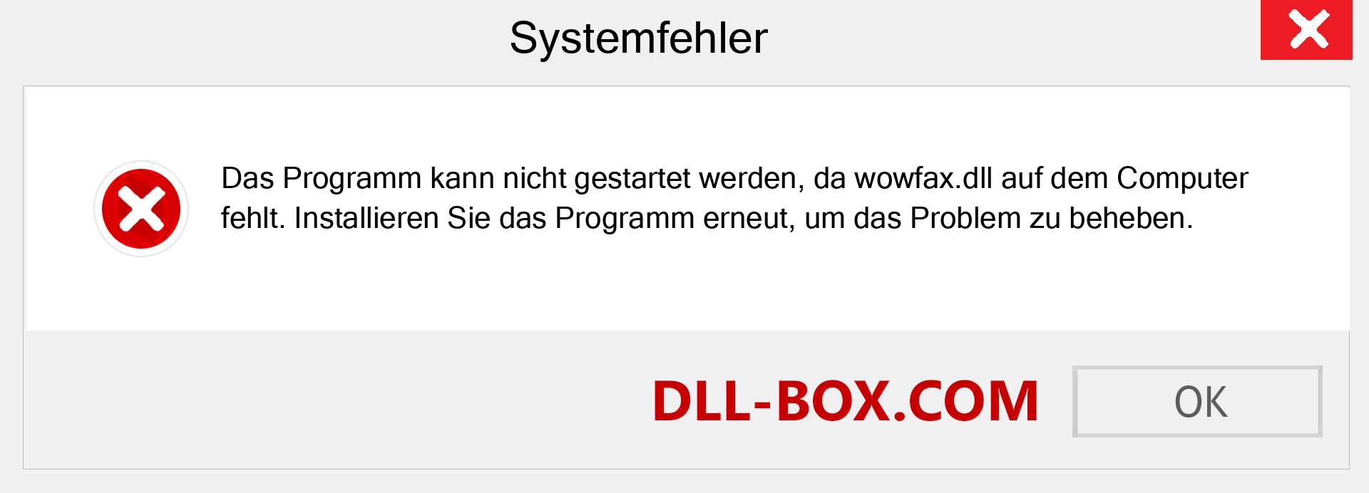 wowfax.dll-Datei fehlt?. Download für Windows 7, 8, 10 - Fix wowfax dll Missing Error unter Windows, Fotos, Bildern