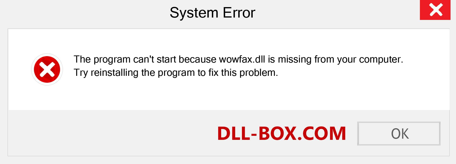  wowfax.dll file is missing?. Download for Windows 7, 8, 10 - Fix  wowfax dll Missing Error on Windows, photos, images